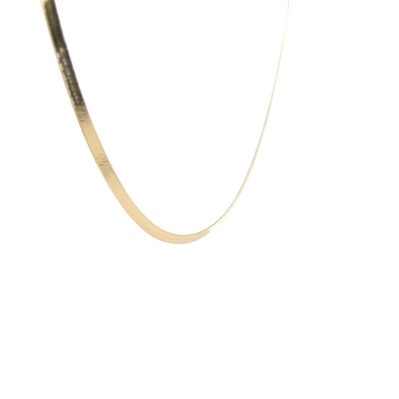 Herringbone Chain Necklace 45cm